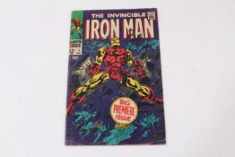 Marvel Comics The Invincible Iron Man #1 (1968). Big premiere issue, priced 12 cents. (1)