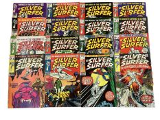 Marvel Comics Silver Surfer (1968 to 1970). Incomplete run from issue 2 - 18, missing issue 4. Inclu