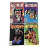 Marvel Comics Wolverine (1982). First solo limited series, complete run 1 - 4. Priced 60 cents. (4)
