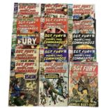 Marvel Comics Sgt. Fury and his Howling Commandos (1967 to 1973). Small group to include issue 47 an