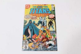 DC Comics, 1980 The New Teen Titans #2. First appearance of Deathstroke. Priced 15p