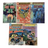 DC Comics (1980's) Batman Anniversary's. Detective Comics #572 Fifty years anniversary issue, The Br