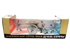 Britains Wild West Confederate & Federal ACW Gun Team with Gun No.4435 & No.4465, both boxed (2)