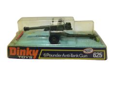 Dinky Bren Gun Carrier with Anti-Tank Gun No.619, 6 Pounder Anti-Tank Gun No.625 & 88mm Gun No.656 (