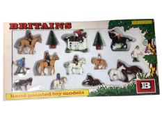 Britains hand painted toy models Riding School boxed set No.7175