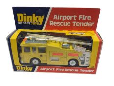 Dinky ERF Fire Tender No.266, Merryweather Marquis Fire Tender No.285, Airport Fire Rescue Tender No