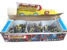 Britains Trade Box of German Afrika Korps figures No.7370 (44 figures)