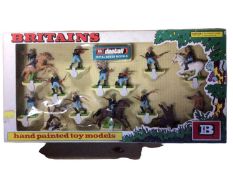 Britains Deetail models 7th Cavalry set No.7498, boxed with tags