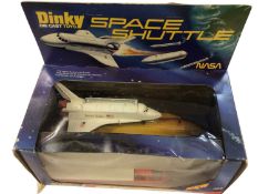 Dinky diecast NASA Space Shuttle No.364, Zygon War Chariot No.361 & Galactic War Chariot No.361, box