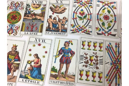 I predict you will buy this lot - Set of 1970s 1JJ Swiss Tarot Cards by A G Muller - Image 3 of 9