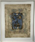 Pierre Marie Brisson (b.1955) carborundum abstract print, signed