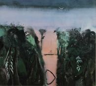 Keith Grant (b.1930) 'Tropical New Moon', print made for Eathlife's Rainforest Campaign. Signed and