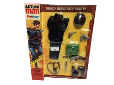 Palitoy Action Man French Resistance Fighter Outfit, in locker box packaging No.34316. (1)