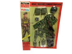Palitoy Action Man Royal Marines Combat Outfit, in locker box packaging No.34332 (1)