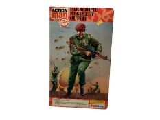 Palitoy Action Man (c1980's) Royal Engineers No.34374 & Parachute Regiment No.34333, in folder style