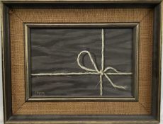 Fermor: oil on canvas, bow of string, 30x20cm
