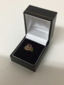 American 10ct gold ring
