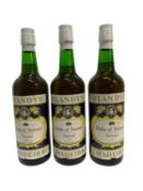 Three bottles, Blandy's Duke of Sussex Sercial Madeira