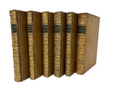 Six Victorian volumes by Alfred Tennyson, finely leather bound, 1867-1870, Poems, Enoch Arden, Idyll