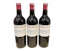 Three bottles, Domaine De Chevalier Grand Cru Classe Pessac-Leognan 2006
