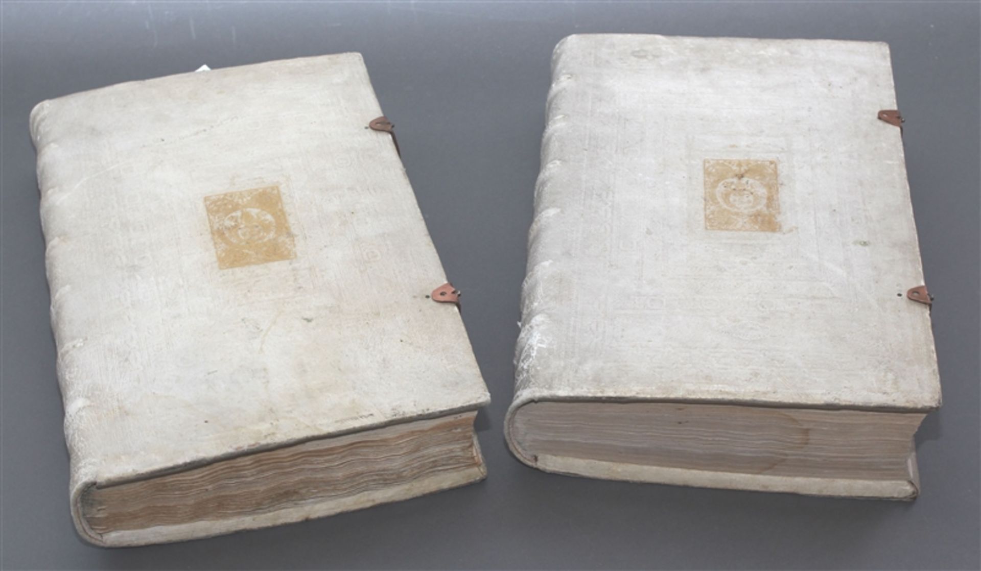Zwei Kupferstich Bücher von 1696