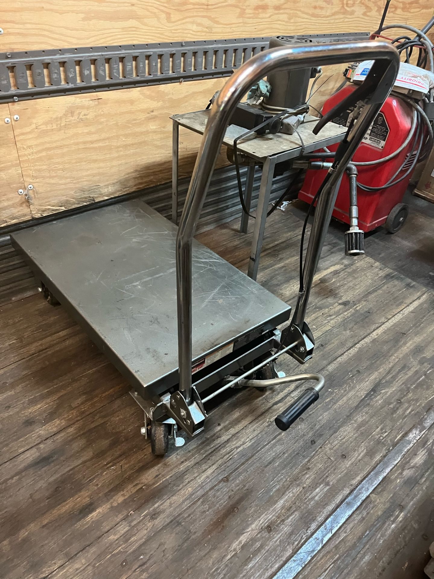 Hydraulic Lift Table Cart