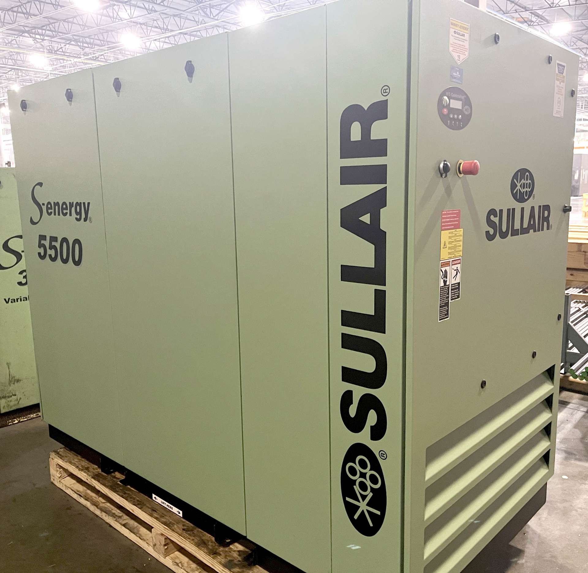 Solair Model Sullair Model S-Energy 5500 Air Compressor;Equipped With:75 HP175 ...