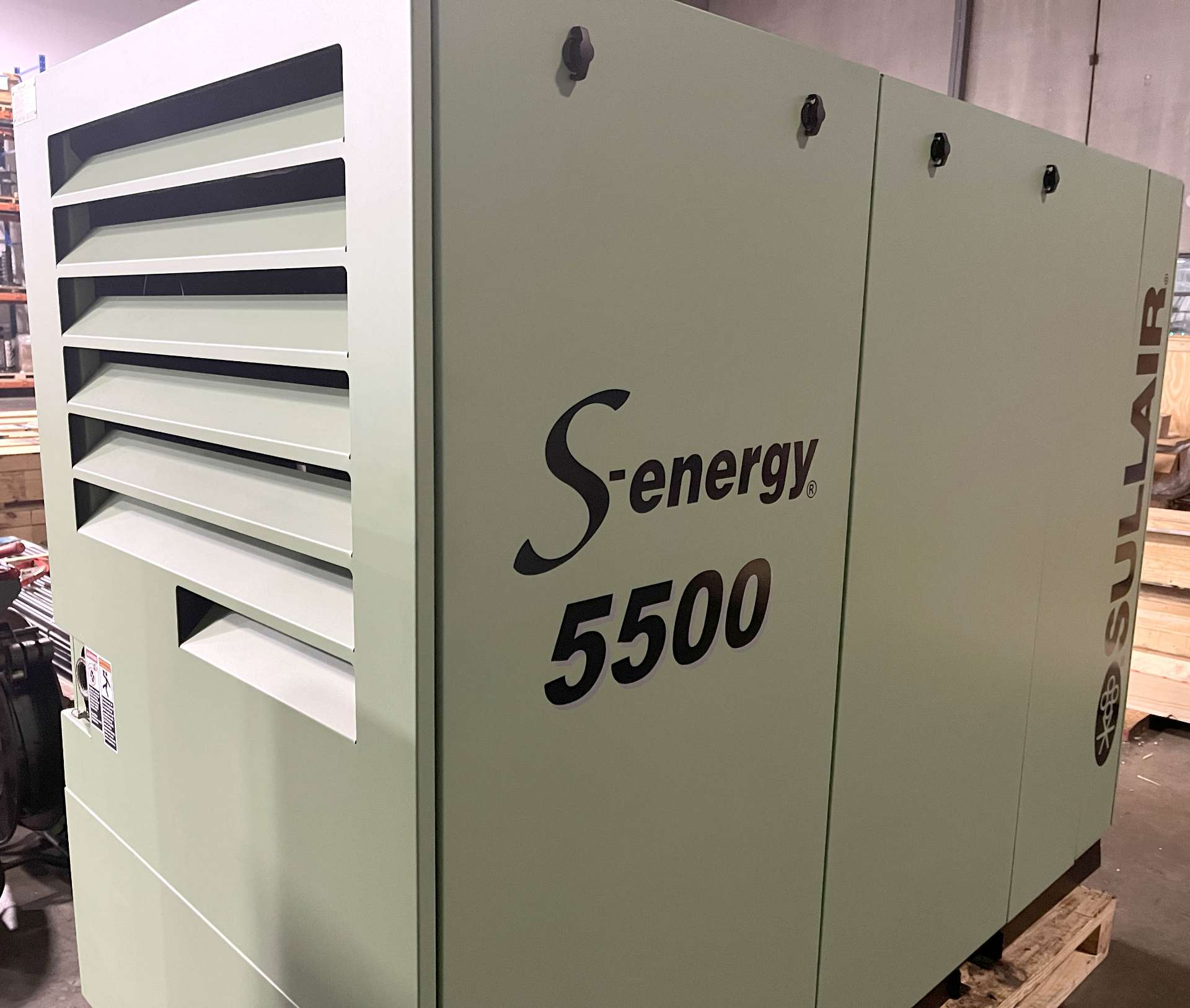 Solair Model Sullair Model S-Energy 5500 Air Compressor;Equipped With:75 HP175 ...