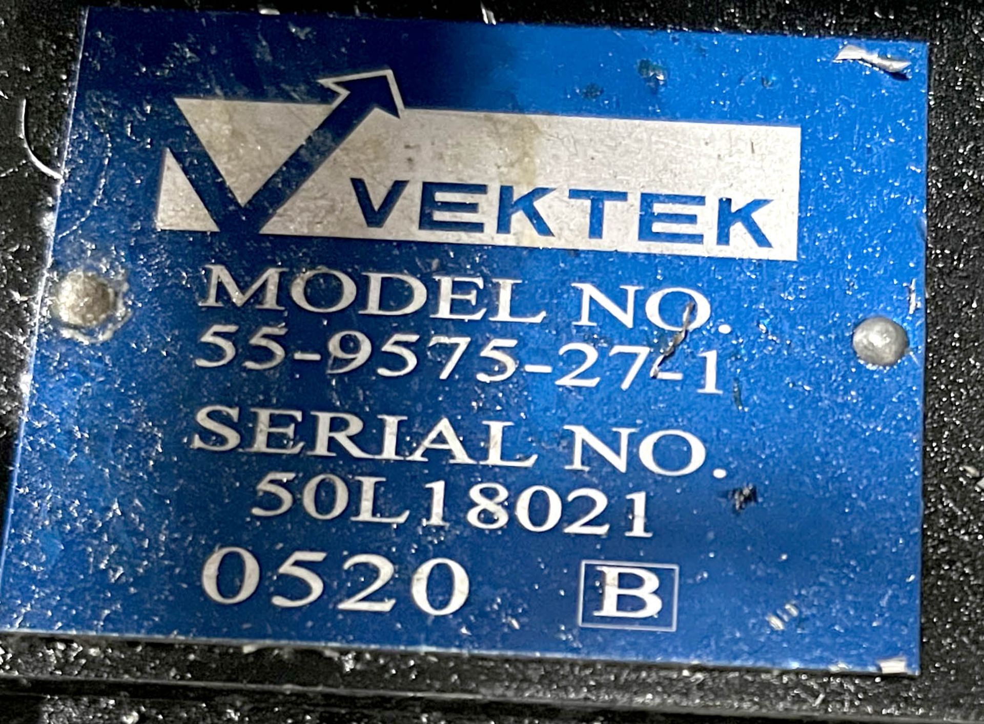 Vektek Model 55-9575-27-1 Electric/Hydraulic Work Holding Pump - Image 3 of 3