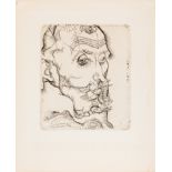 Egon Schiele, Bildnis Franz Hauer (nach dem Original aus 1914)