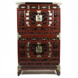 19th c. Korean Lacquered Wooden Bandaji Dresser