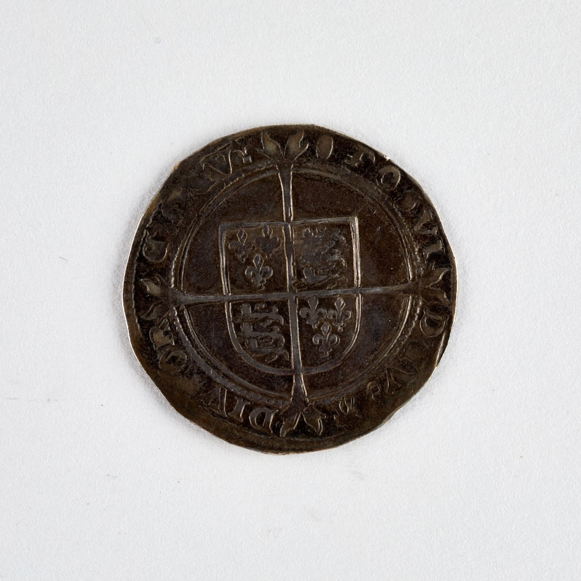 1551-53 Edward VI Sixpence Tun Mint Mark - Image 3 of 3