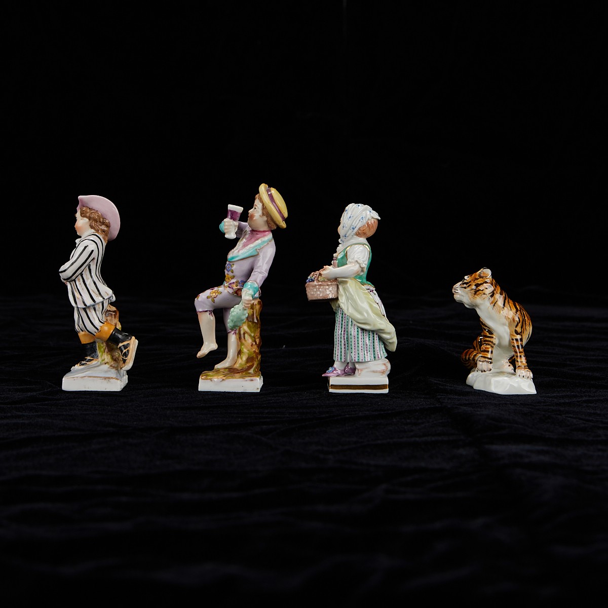 4 Meissen Porcelain Figurines - Image 2 of 10