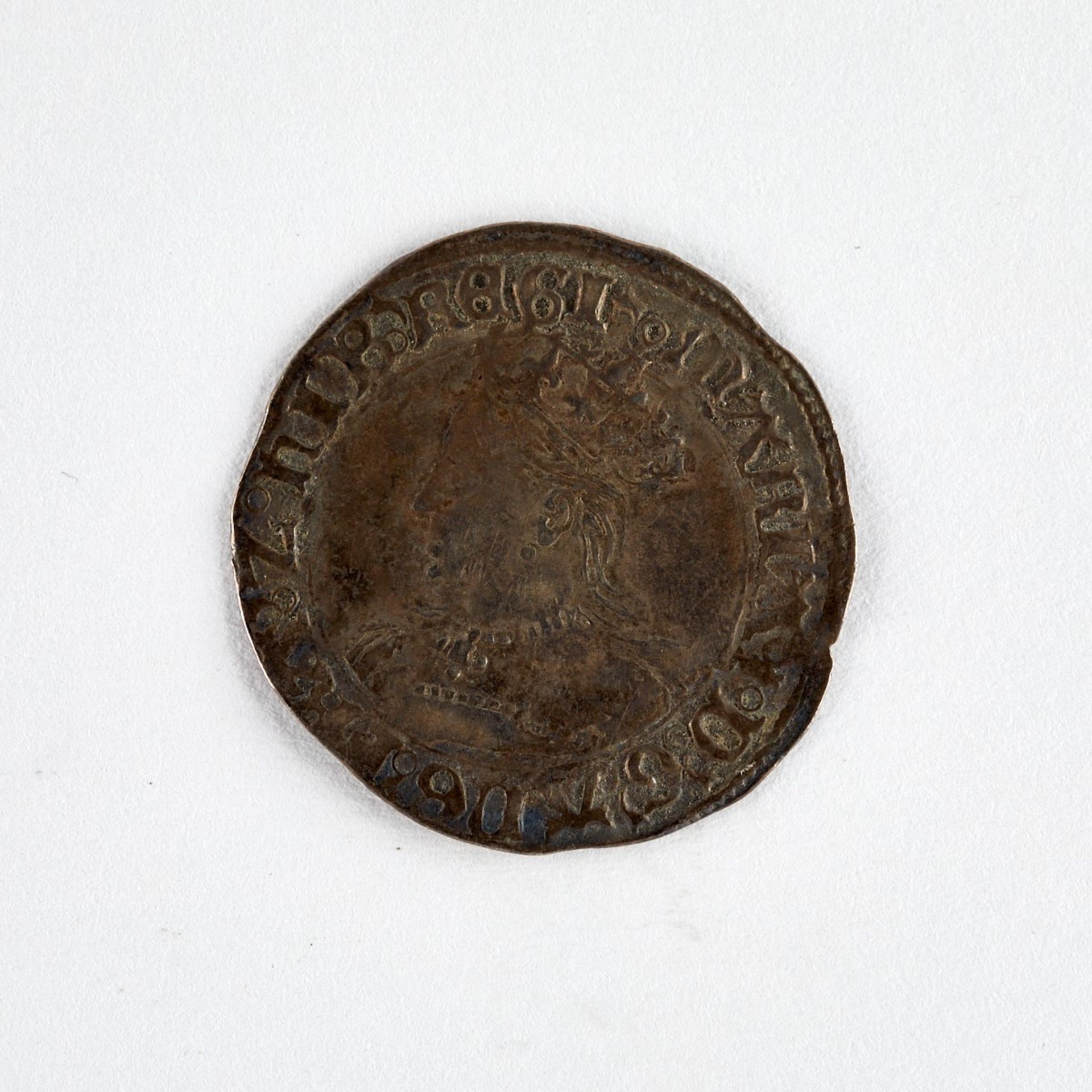 Mary I Tudor "Bloody Mary" Groat Coin - Image 2 of 3