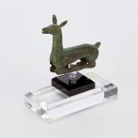 Ordos Bronze Figurine of a Recumbent Doe