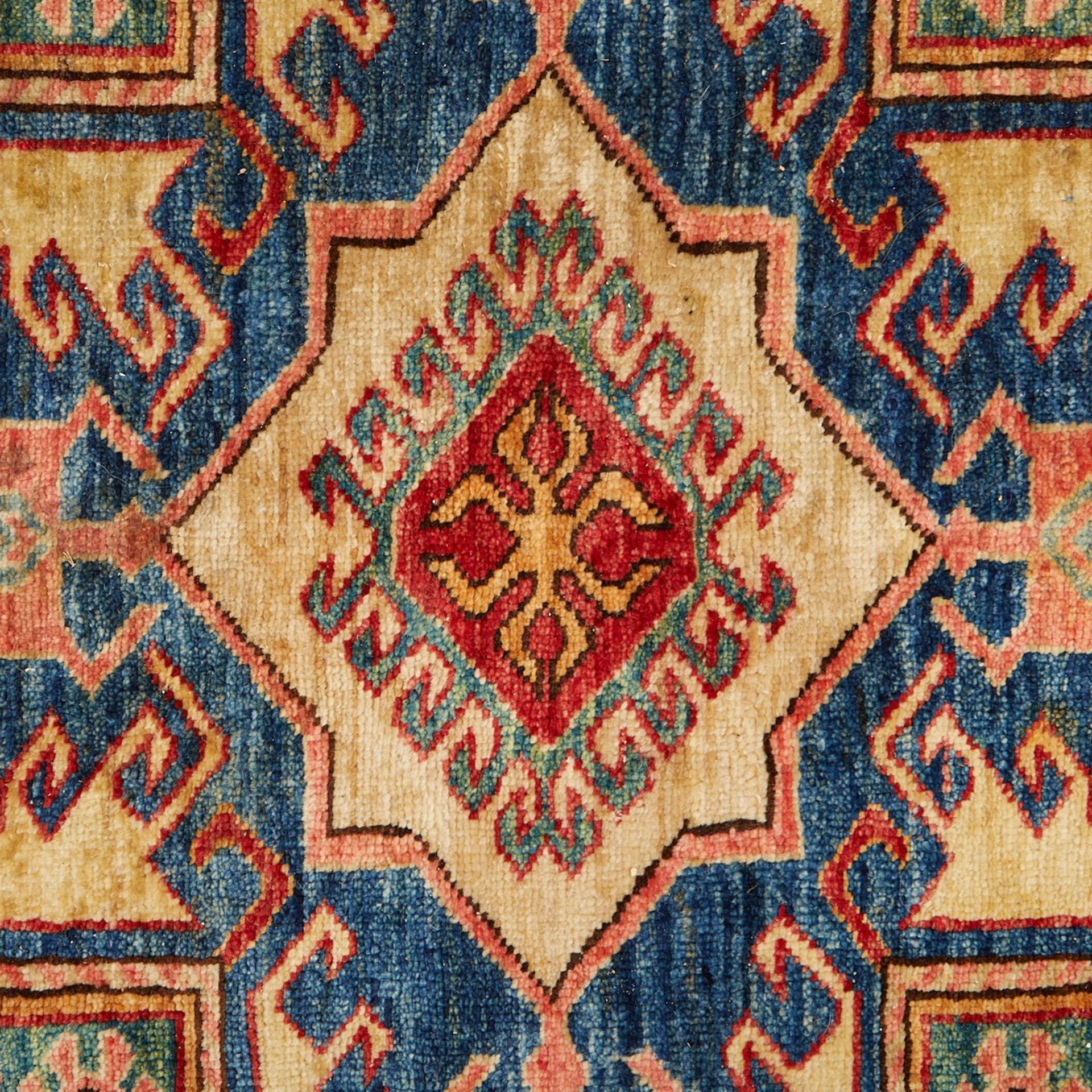 20th c. Kazak Wool Rug 10' x 7' - Bild 4 aus 6
