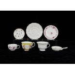 7 Meissen Porcelain Teacups and Saucers