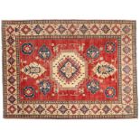 20th c. Kazak Wool Rug 8'4" x 6'2"