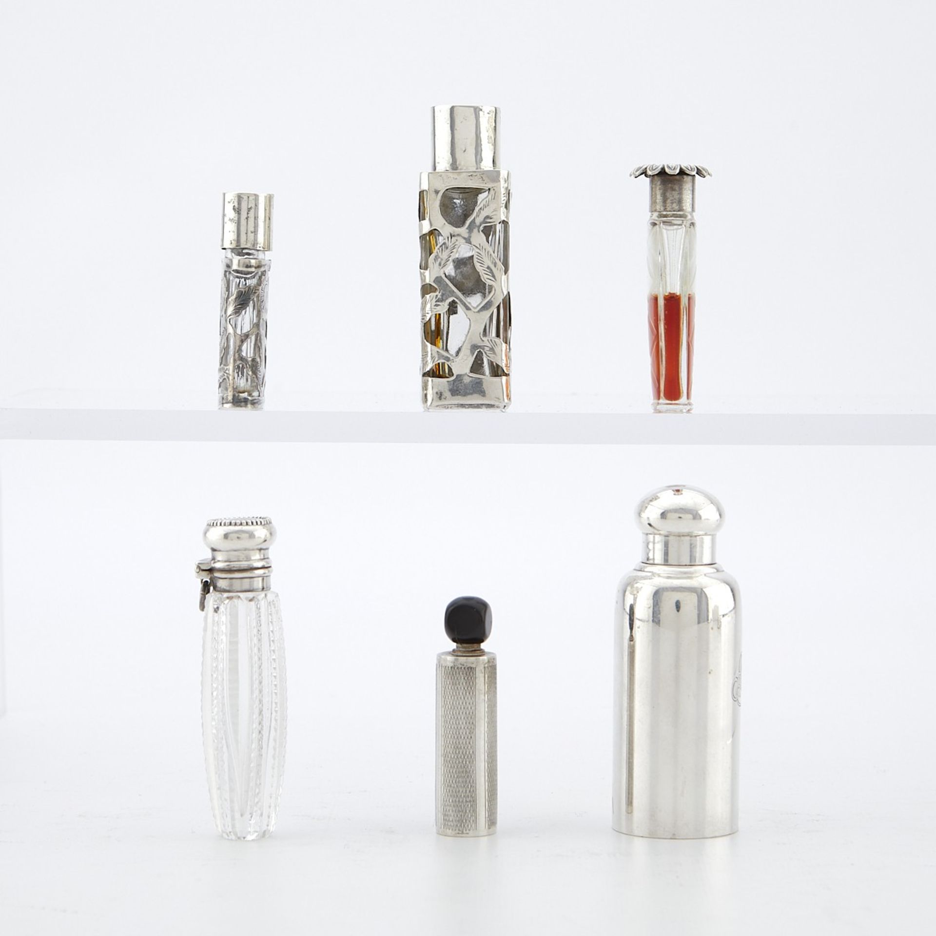 8 Sterling & Silver Perfume Bottles - Tiffany & Co - Bild 6 aus 30