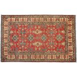 20th c. Kazak Wool Rug 6'6" x 4'2"