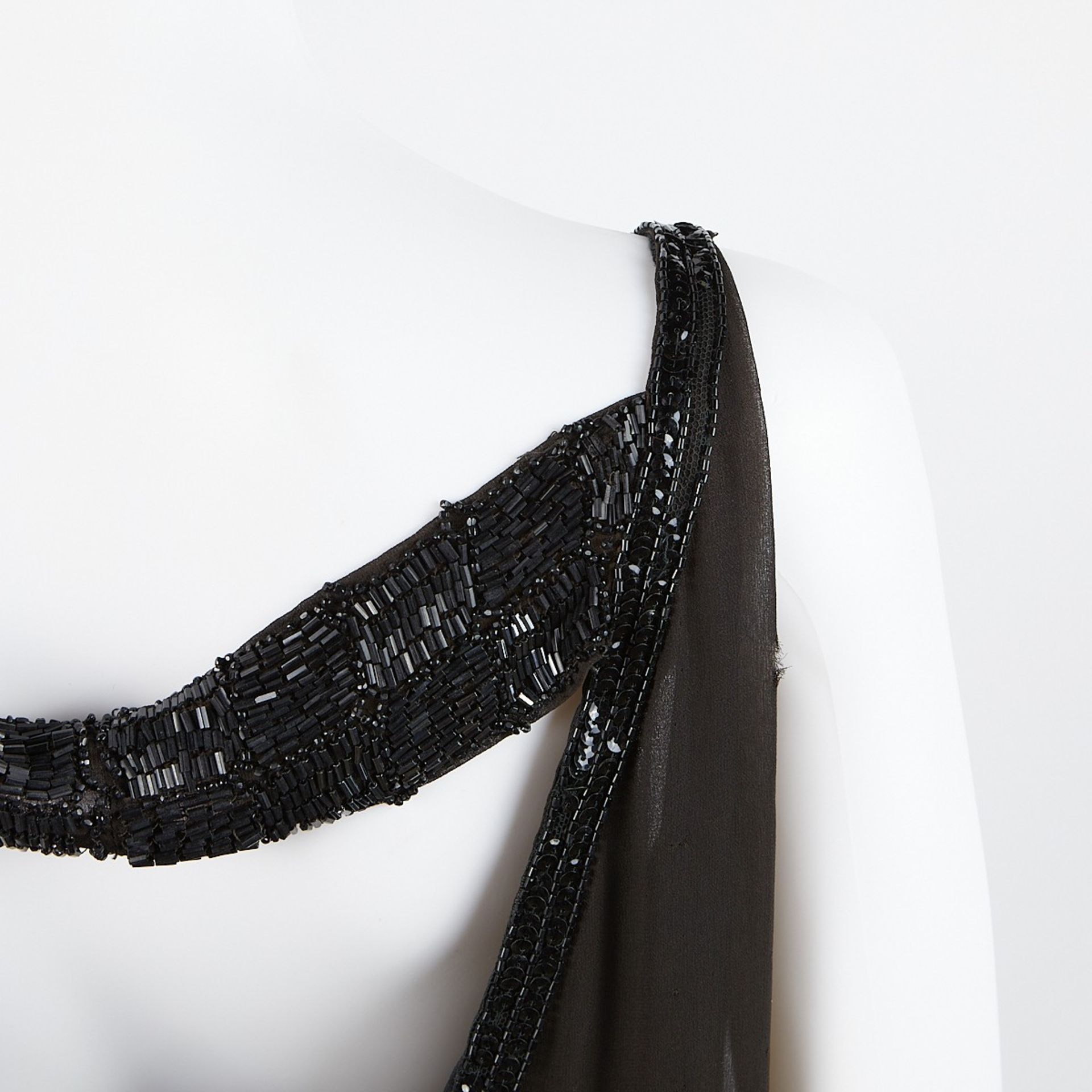 2 Black Flapper Dresses & Slip - Bild 12 aus 29