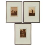 Group of 3 Small Edward Curtis Photographs