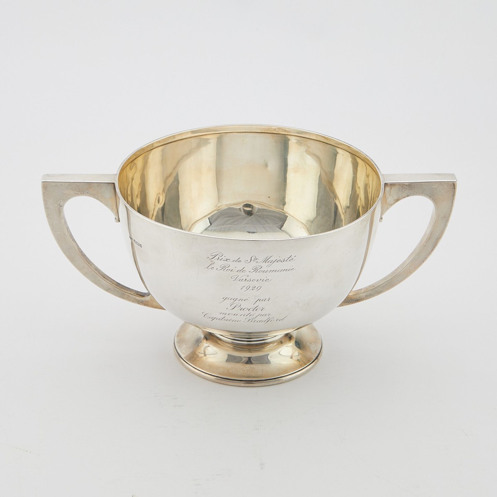 Asprey Sterling Silver Trophy Bowl 1905 - Image 7 of 10