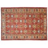 20th c. Kazak Wool Rug 11'4" x 8'3"