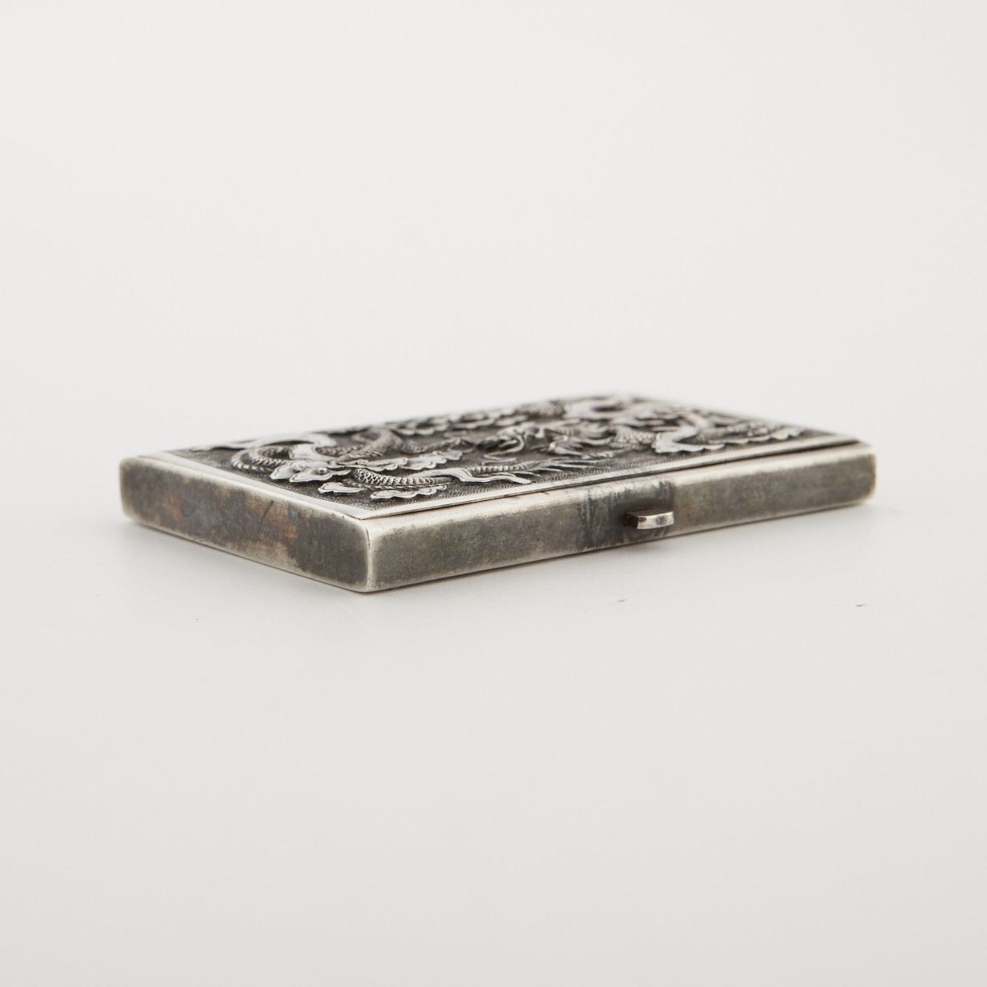 Sterling Silver Chinese Cigarette Case - Bild 6 aus 6