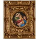 Porcelain Plaque After Raphael - Possibly KPM