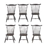 6 Modern 18th c. Style Windsor Chairs Bob Dillon