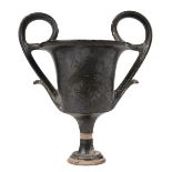 Greek Apulian Blackware Kantharos