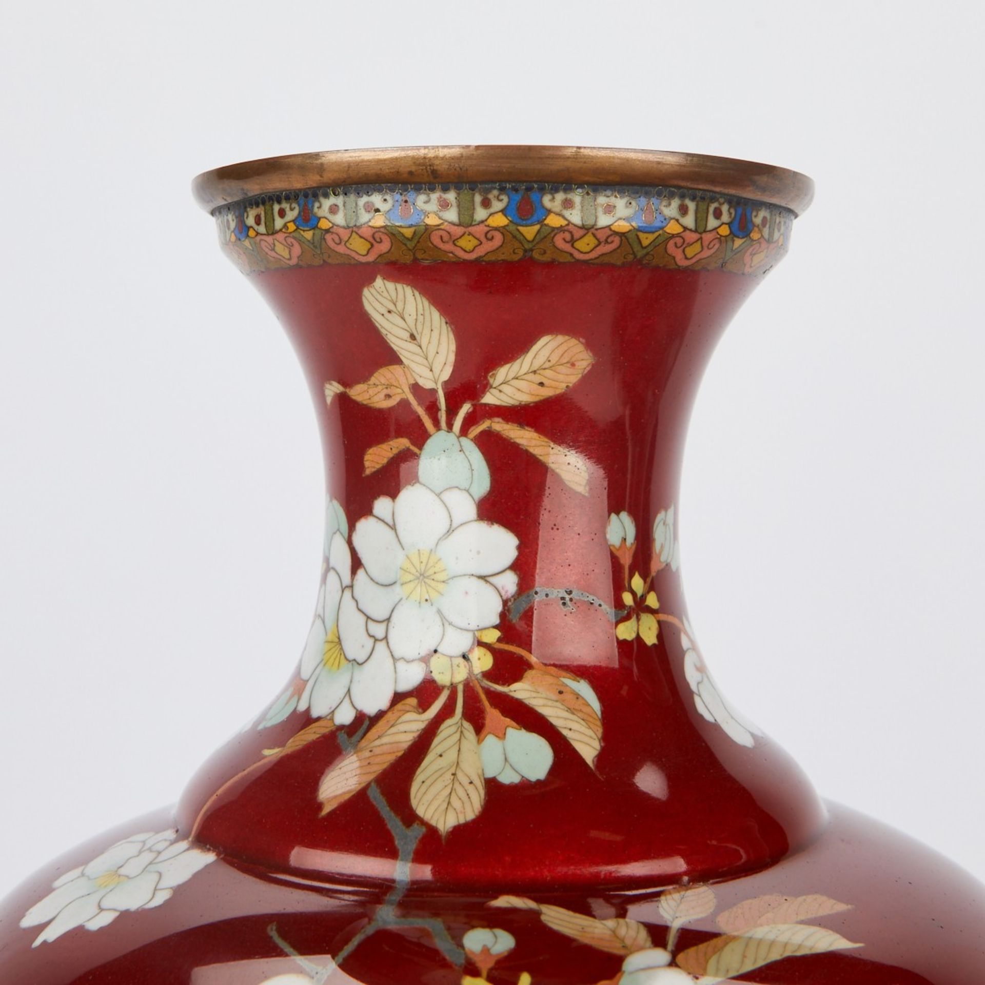 Pair Attrib. Hayashi Kodenji Japanese Meiji Vases - Image 7 of 9