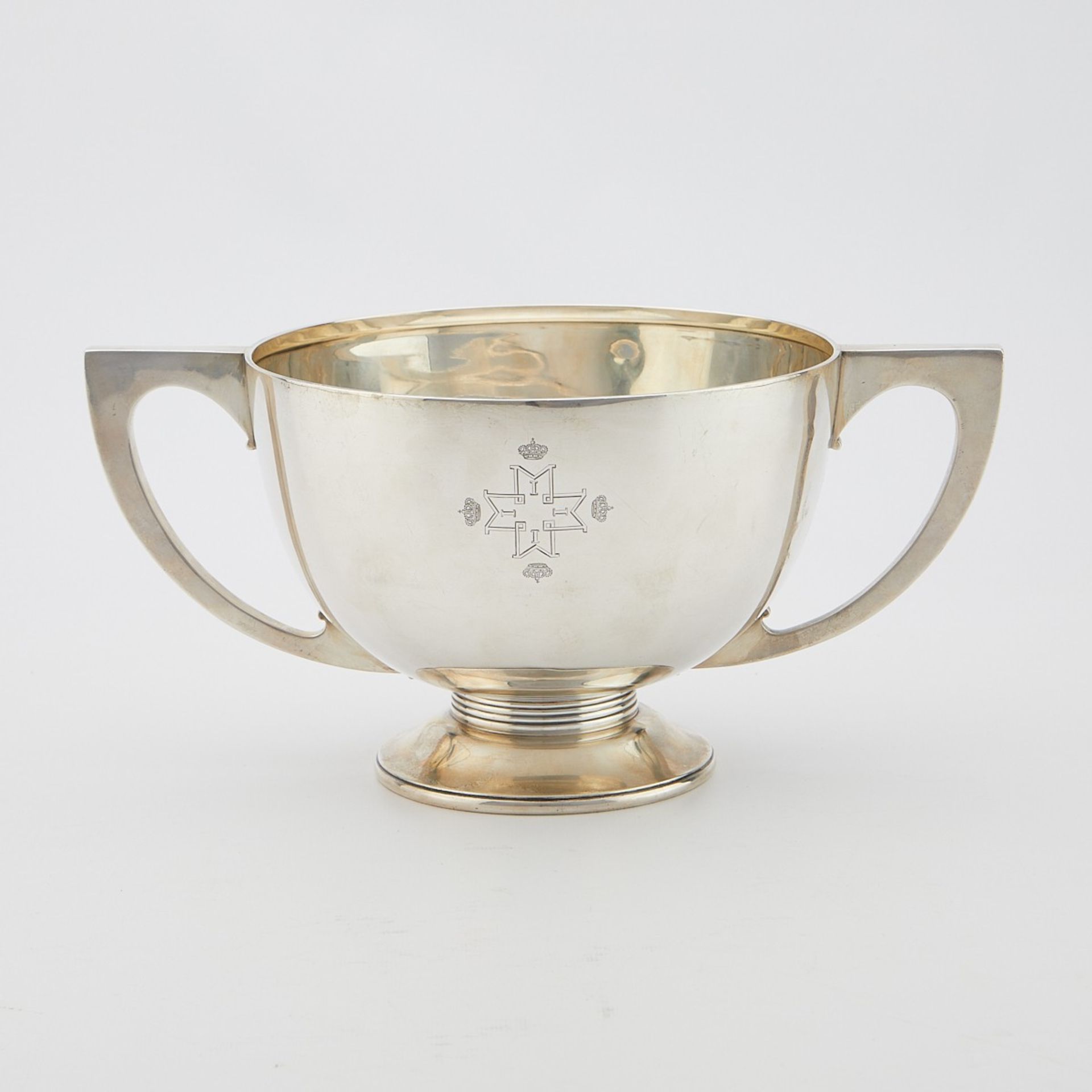 Asprey Sterling Silver Trophy Bowl 1905 - Image 4 of 10